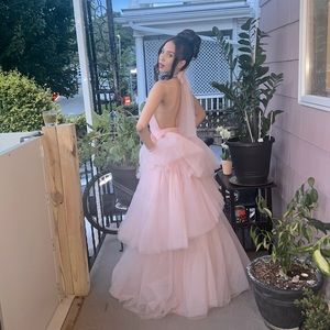 Light baby pink dress